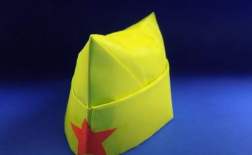 Мастер-класс по изготовлению красноармейской оригами-пилотки