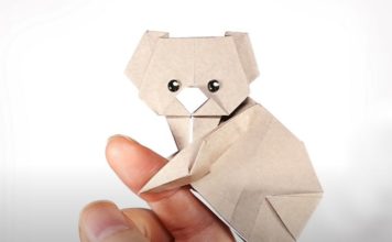 Коала-оригами от Ёсихидэ Момотани